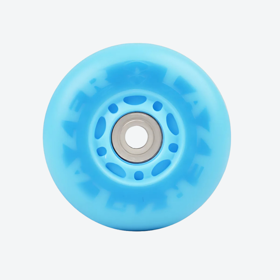 Ruedas LED Flying Eagle New Lazer Wheels Azul Sin Rodamientos - Unidad Flying Eagle
