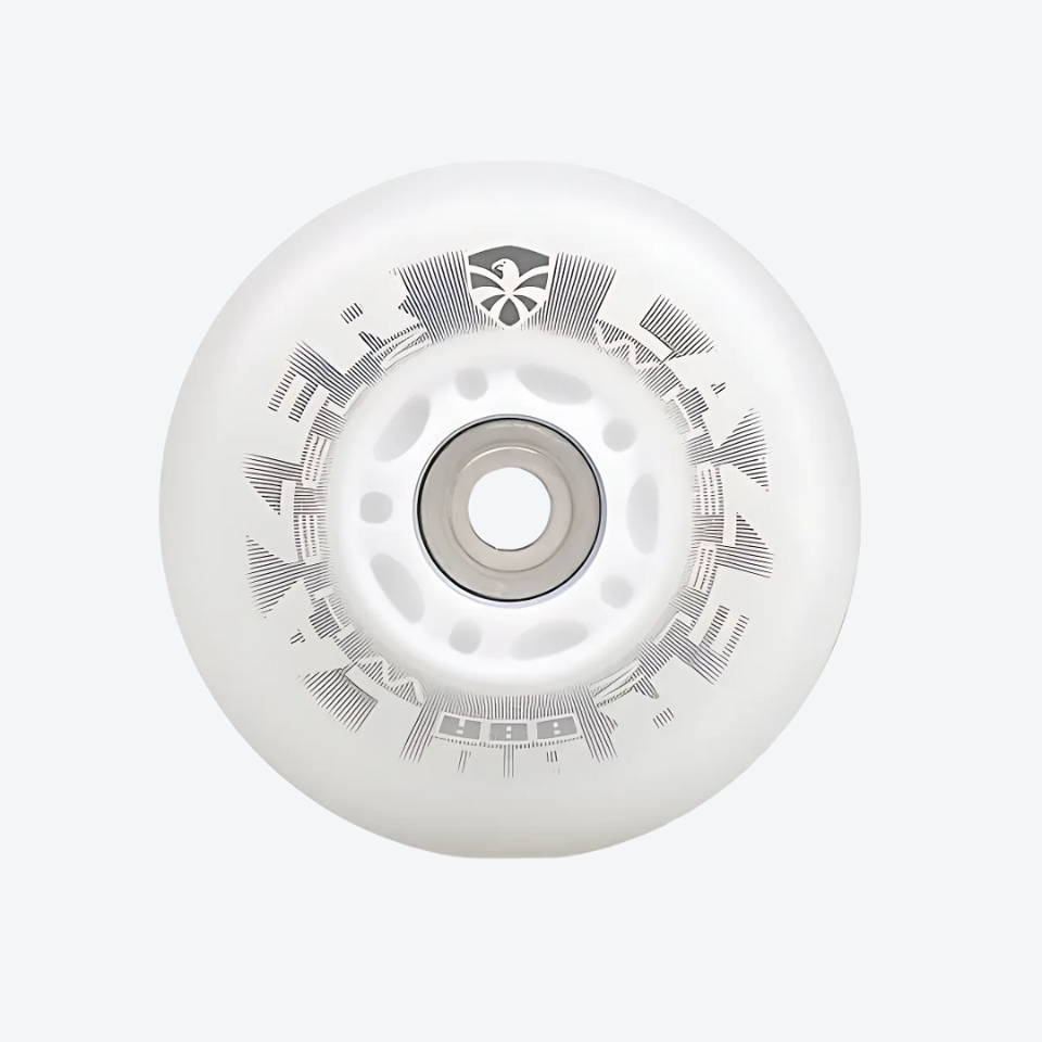 Ruedas LED Flying Eagle New Lazer Wheels Blancas Sin Rodamientos - Unidad Flying Eagle