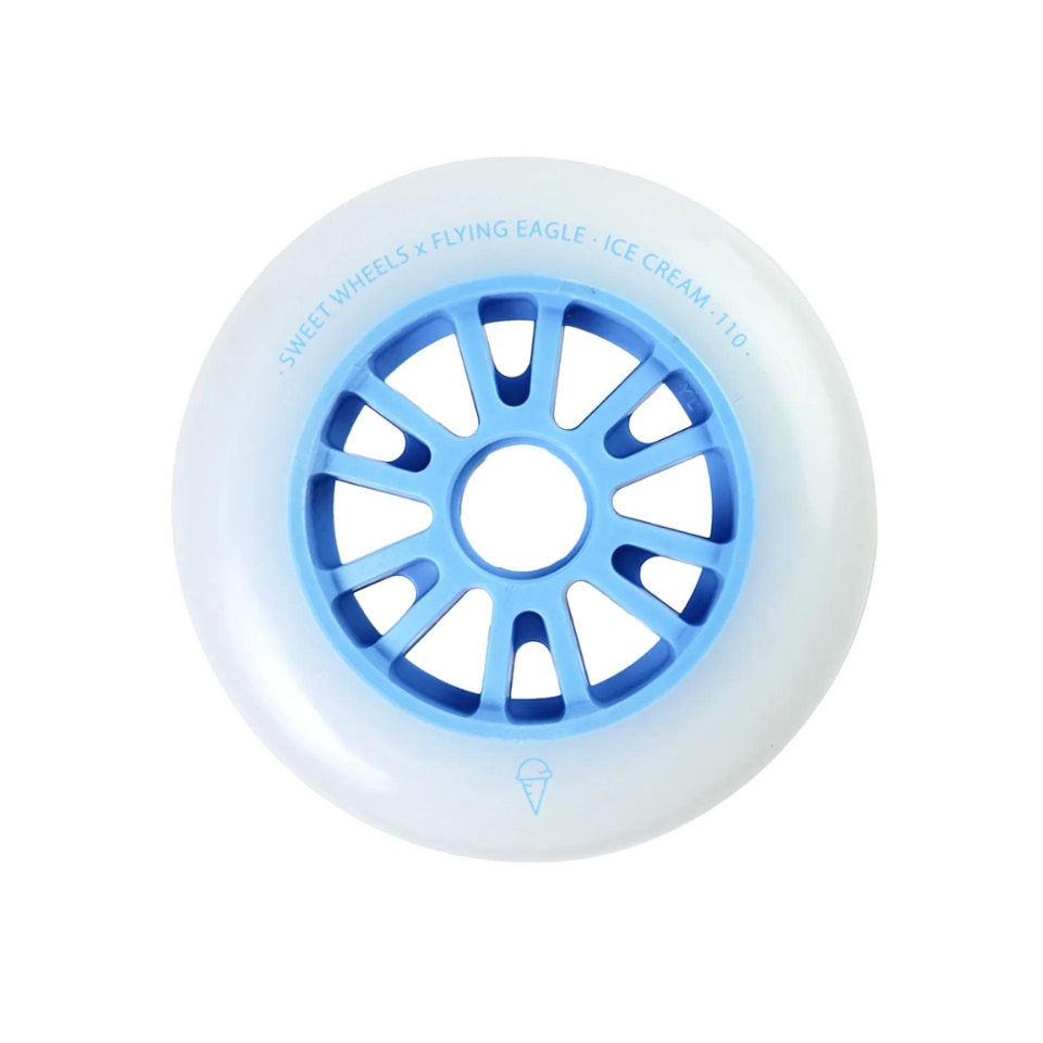 Ruedas Flying Eagle Ice Cream Sin Rodamientos 110mm - Azul Paq. 6