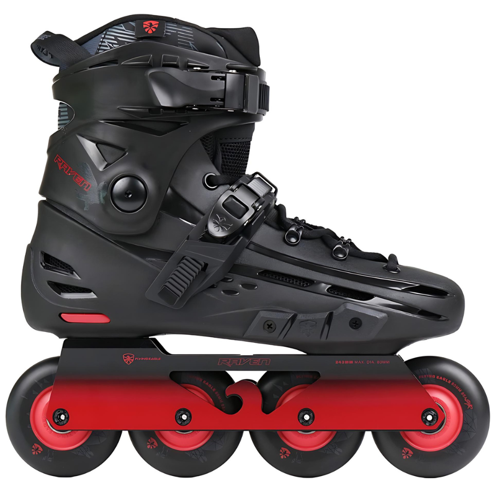 Patin Flying Eagle F4+ Raven Negro/Rojo