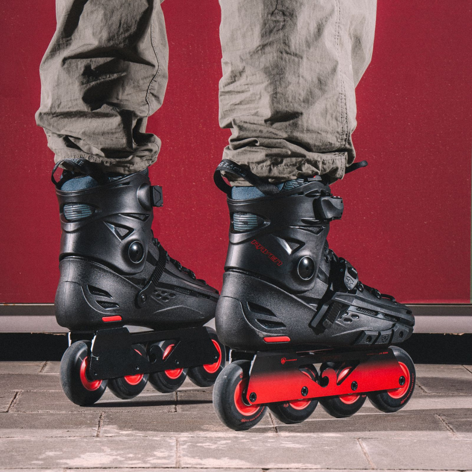 Patin Flying Eagle F4+ Raven Negro/Rojo Flying Eagle