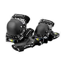 Set coderas muñequeras y rodilleras Flying Eagle Cobet Negra Full Skate Shop