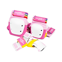 Set Coderas Muñequeras y Rodilleras Flying Eagle Valiant Rosado Flying Eagle