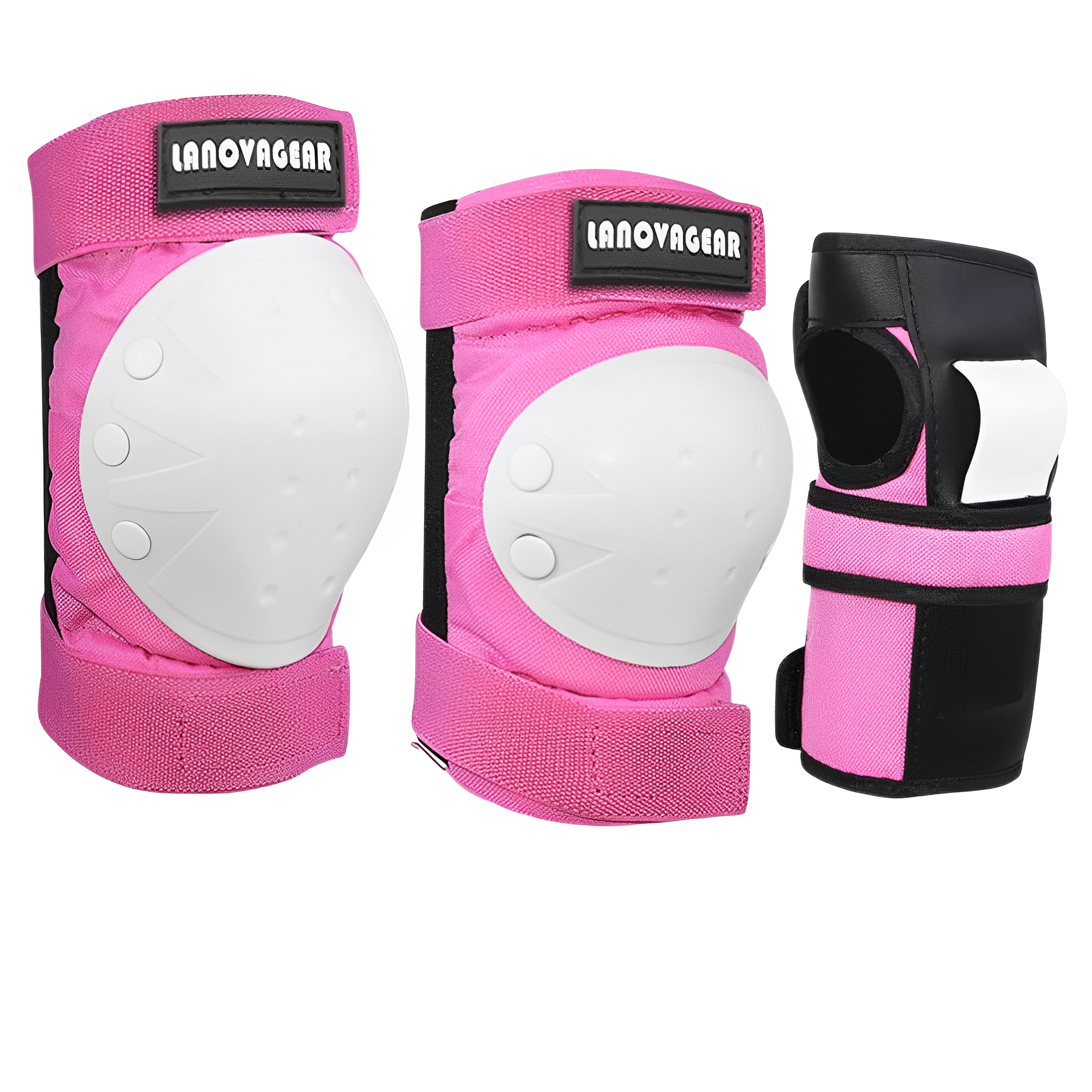 Set de protecciones LANOVAGEAR Rosa
