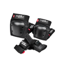 Set Coderas Muñequeras y Rodilleras Flying Eagle Valiant Negra Flying Eagle