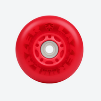 Ruedas LED Flying Eagle New Lazer Wheels Roja Sin Rodamientos - Unidad Flying Eagle