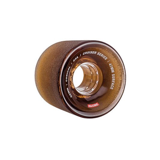 Conical Cruiser Wheel 62mm Clear Coffee Globe