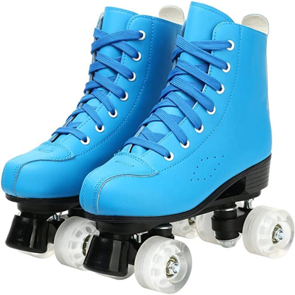 99FLIPS Protecciones Patines Adulto y Jóvenes - Protecciones Skate Adulto  Set patines 4 ruedas - como Equipo de Protección Skateboard - patines en  linea adulto - DIVE Talla M Azul claro 