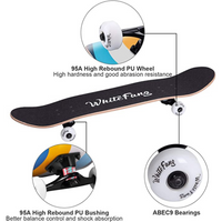 WhiteFang Skateboard para principiantes Full Skate Shop