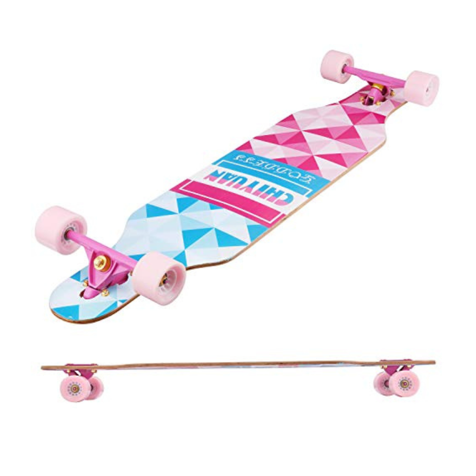 QingAn Longboard Skateboard, 41-Inch Downhill Full Skate Shop